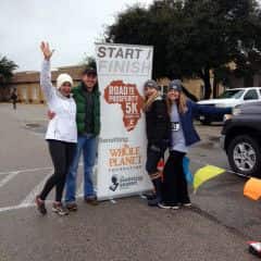 Bobby with Morgan, Joy and Lauren from the Whole Planet Foundation Team