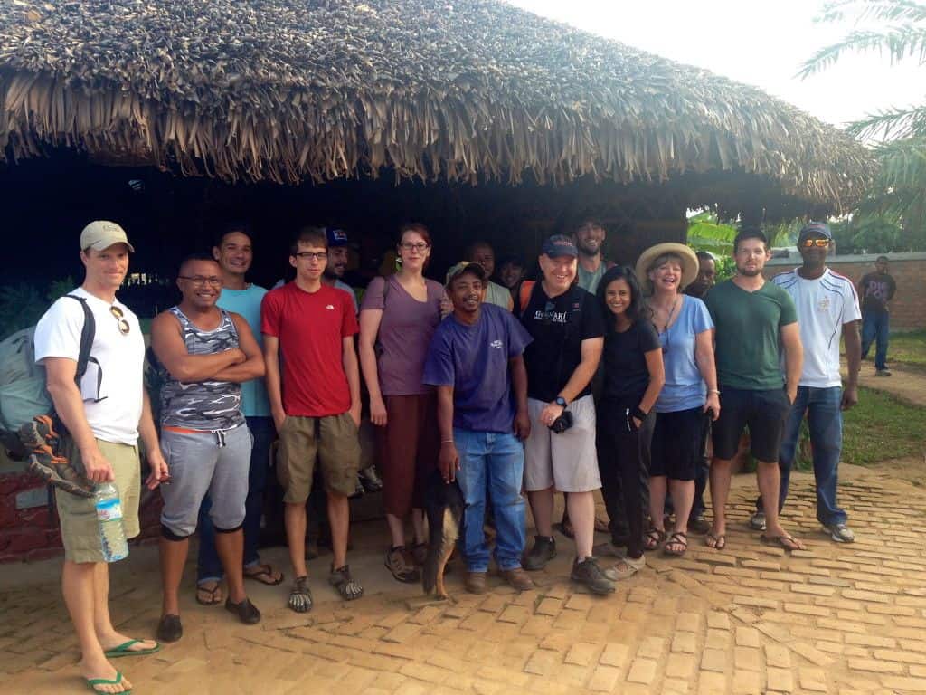 Lisa and other Whole Foods Market Team Member Volunteers at Hotel Palma Nova in Madagascar 