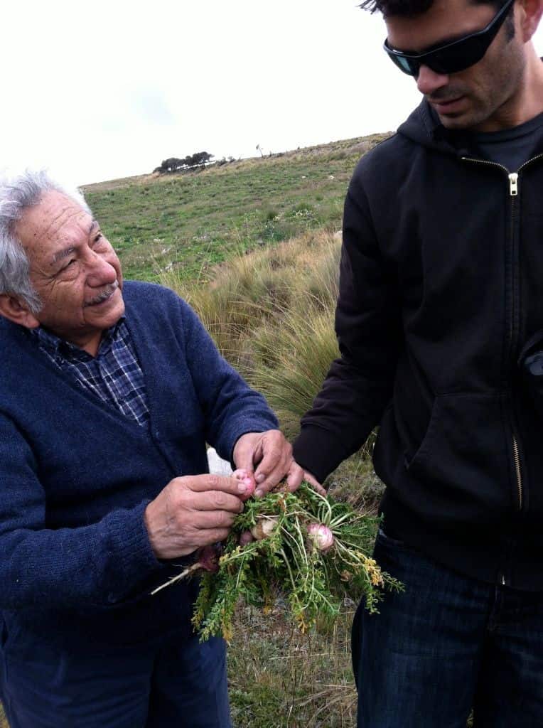 Navitas Naturals Founder Zach Adelman with maca supply partner