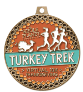 turkey trek virtual turkey trot medal