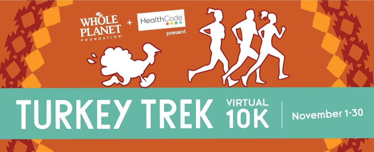 turkey trek virtual 10k run turkey trot for charity